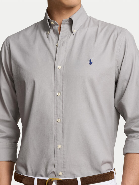 Polo Ralph Lauren Polo Ralph Lauren Košile 710829480009 Šedá Custom Fit
