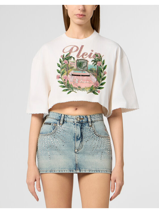 PHILIPP PLEIN PHILIPP PLEIN T-Shirt 30526 Biały Regular Fit