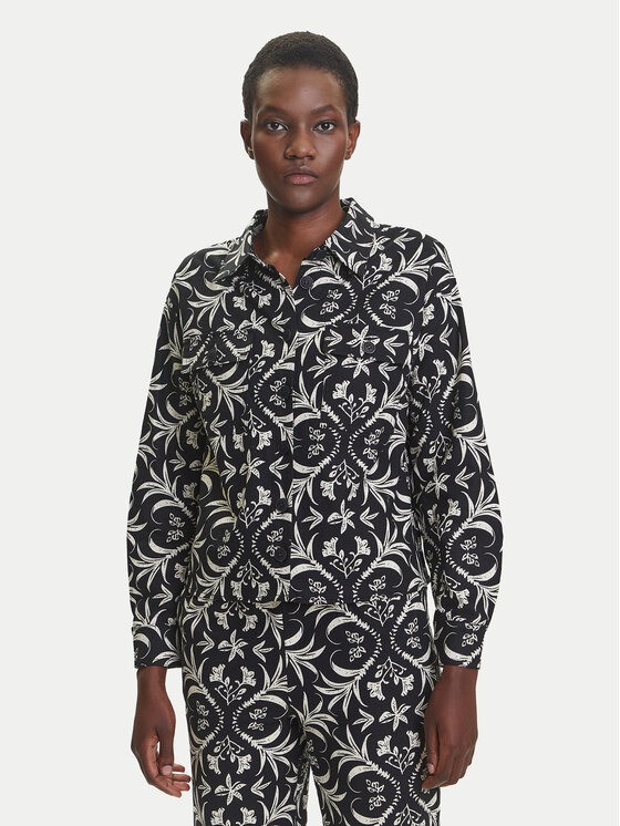 Olsen Olsen Cămașă 12002145 Negru Regular Fit