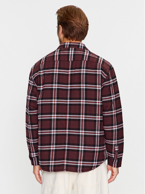 Vans Vans Marškiniai Kesler Ls Woven VN0008GS Vyšninė Loose Fit