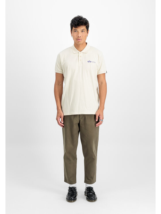Alpha Industries Alpha Industries Polo Basic Small Logo Polo Beżowy Regular Fit