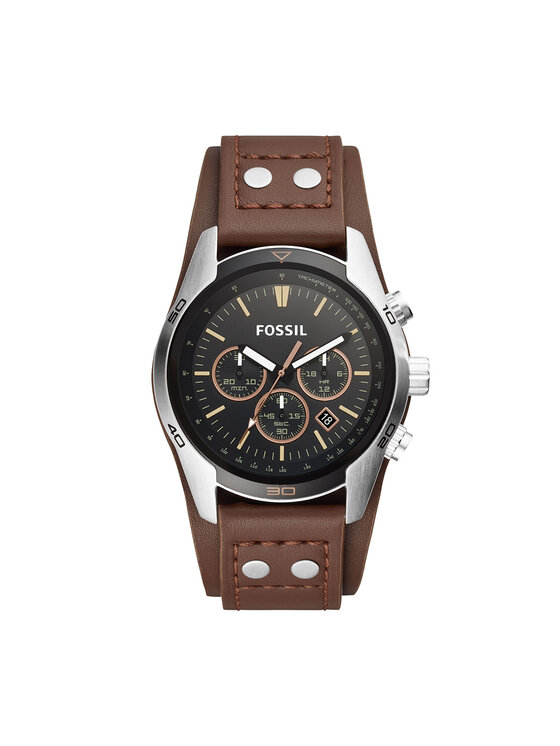 Fossil Fossil Ρολόι Coachman CH2891 Καφέ