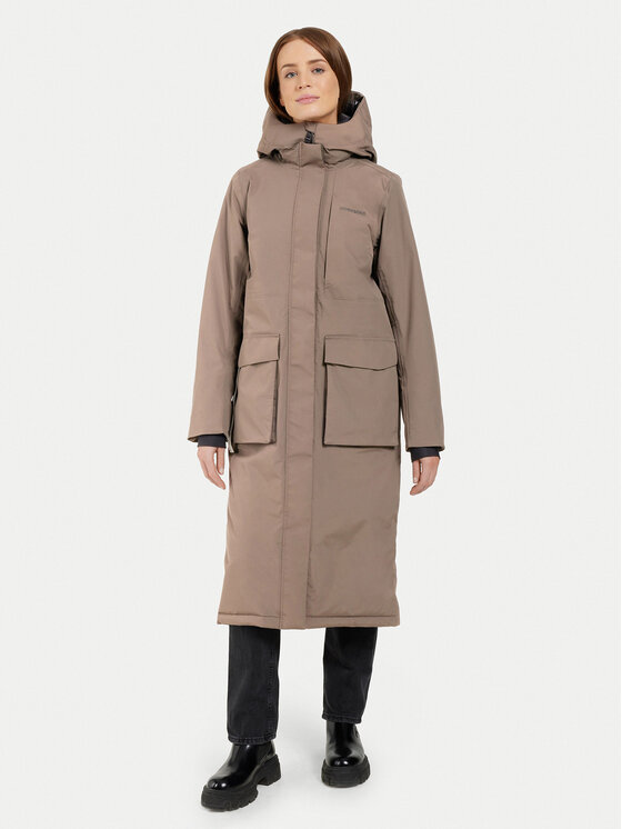 Didriksons Parka Leya 504846 Smeđa Relaxed Fit