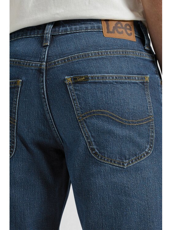 Lee Lee Jeansy BROOKLYN Niebieski Straight Fit