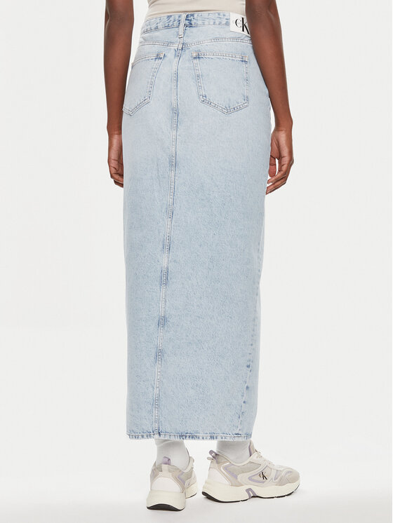 Calvin Klein Jeans Calvin Klein Jeans Farmer szoknya J20J222814 Kék Regular Fit