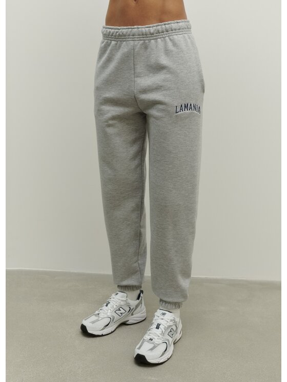 La Mania La Mania Spodnie dresowe ANGELES 2 Szary Classic Fit