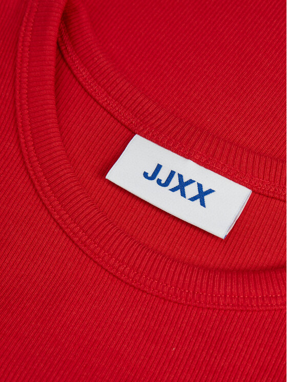 JJXX JJXX T-Shirt Florie 12217164 Červená Slim Fit