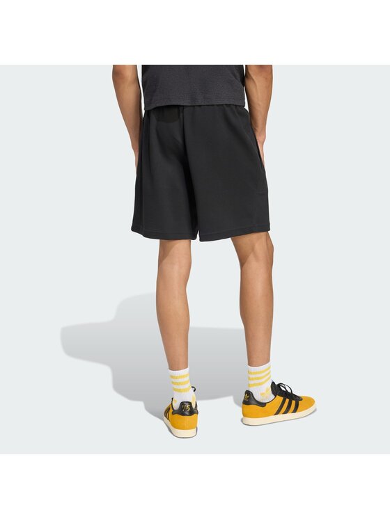 adidas adidas Szorty materiałowe 136315 Czarny Regular Fit