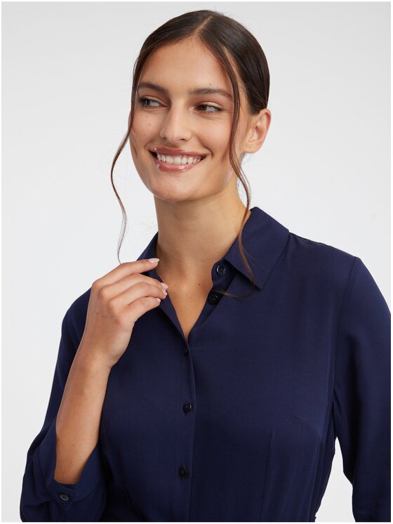 Orsay Orsay Sukienka 431047575000__40 Granatowy Regular Fit