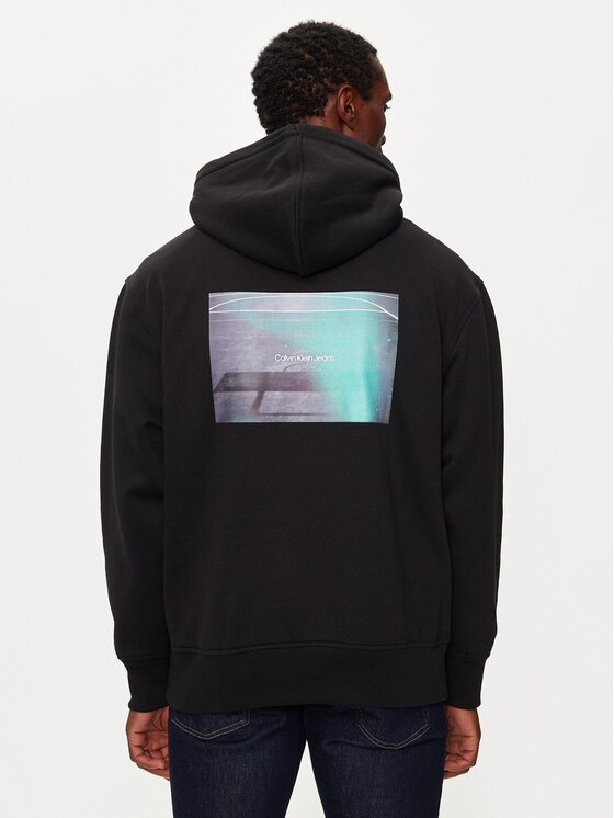 Calvin Klein Jeans Calvin Klein Jeans Суитшърт Basketball J30J326878 Черен Regular Fit