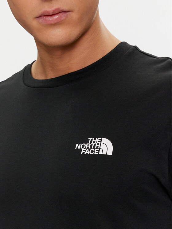 The North Face The North Face Longsleeve Simple Dome NF0A87QN Negru Regular Fit