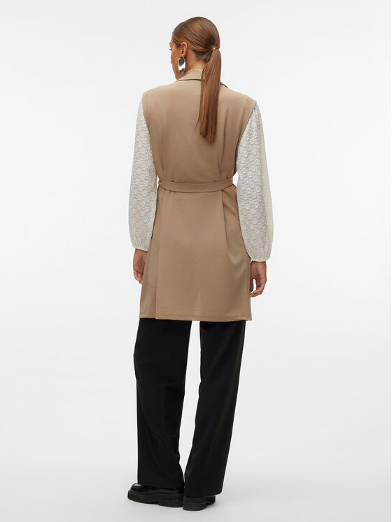 Vero Moda Vero Moda Weste Allison 10300864 Beige Regular Fit