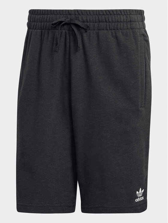 adidas adidas Športové kraťasy Essentials+ Made With Hemp Shorts HR8617 Čierna Regular Fit