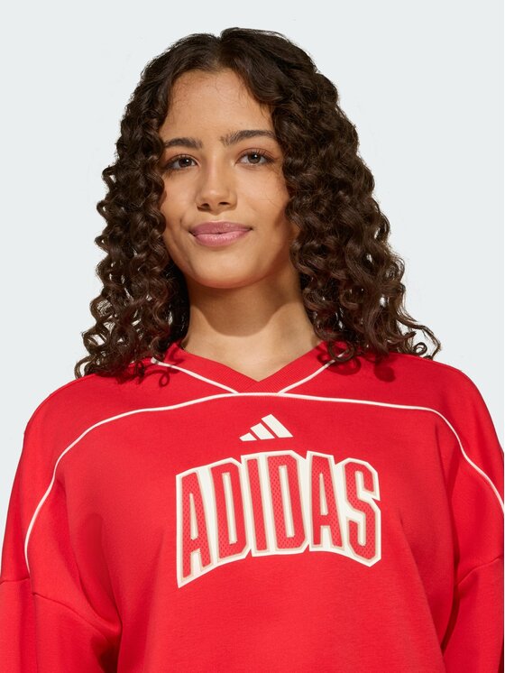 adidas adidas Bluza STADIUM Czerwony Loose Fit