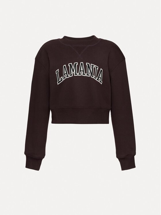 La Mania La Mania Felpa RUNE Marrone Basic Fit