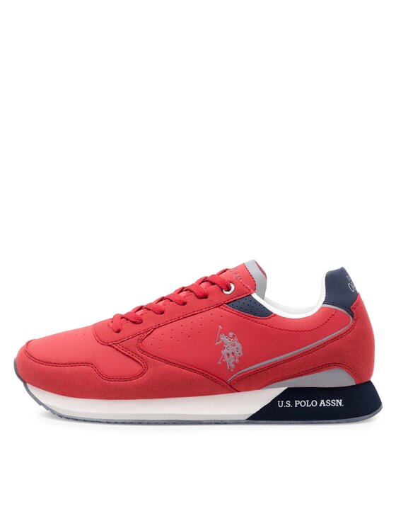 U.S. Polo Assn. U.S. Polo Assn. Sneakersy NOBIL003M/CHY4 Czerwony
