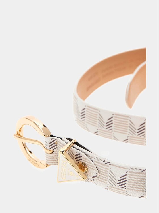 Guess Guess Pasek Damski 167589 Biały
