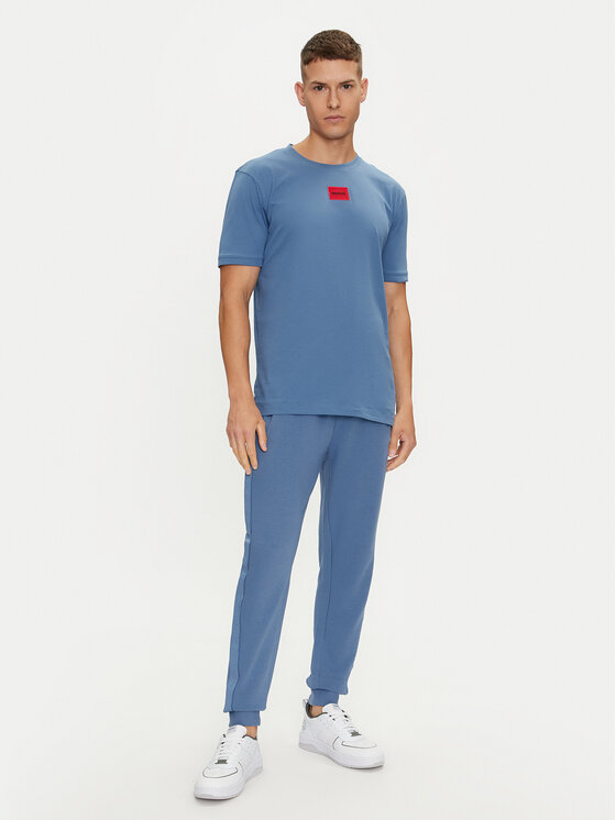 HUGO Hugo Tricou Diragolino212 50447978 Albastru Regular Fit