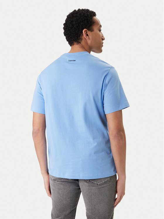 Calvin Klein Jeans Calvin Klein Jeans T-Shirt 20s Easy LV04RF294G Niebieski Regular Fit