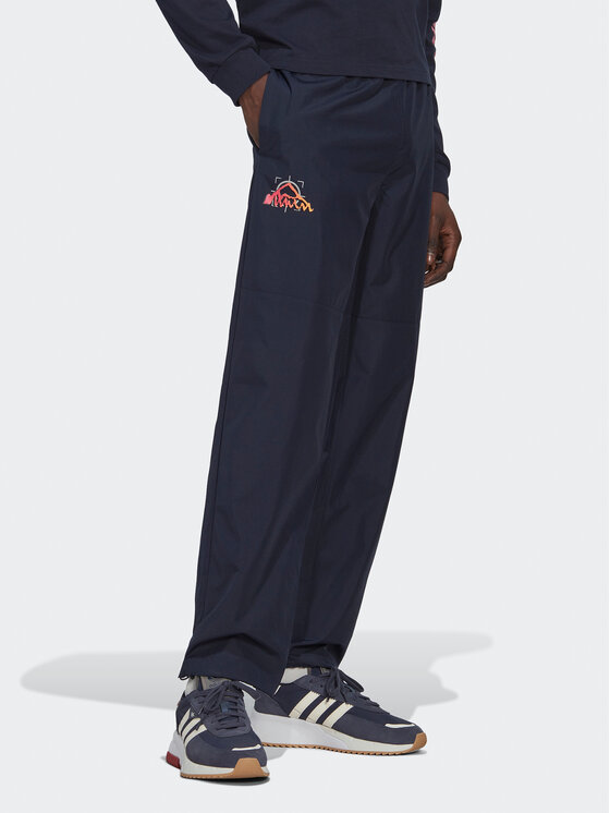 adidas adidas Jogginghose Adventure Ride HK4979 Dunkelblau Loose Fit