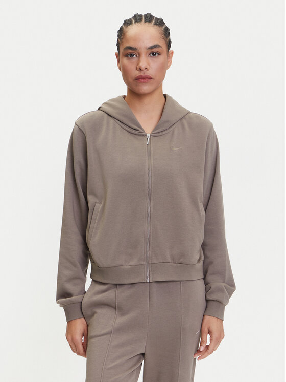 Nike Mikina Chill Terry FN2415 Hnedá Relaxed Fit