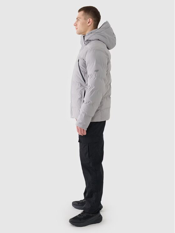 4F 4F Giubbotto piumino 4FWAW24TDJAM512-25S Grigio Regular Fit