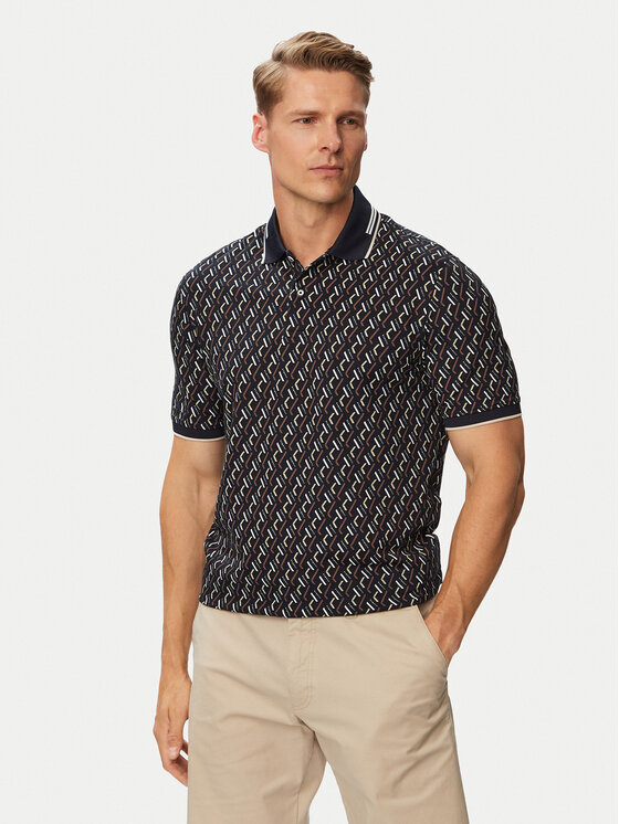 Bugatti Tricou polo 8150-15032E Bleumarin Regular Fit