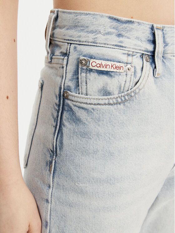 Calvin Klein Jeans Calvin Klein Jeans Jeans hlače J20J225132 Modra Straight Fit