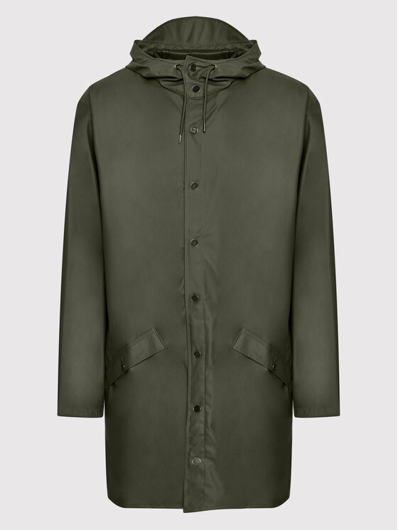 Rains Rains Regenjacke Unisex 12020 Grün Regular Fit