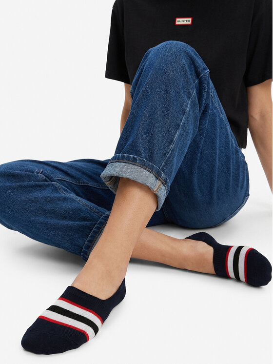 Hunter Hunter Sneakersocken AS_HUNTER_03S_SS25 (3-PACK) Dunkelblau