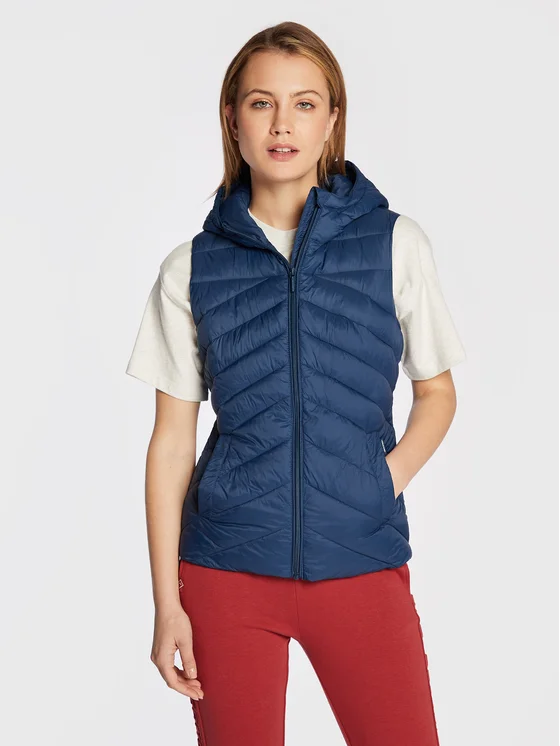 Volcano Weste V-Soly L24245-W23 Dunkelblau Slim Fit