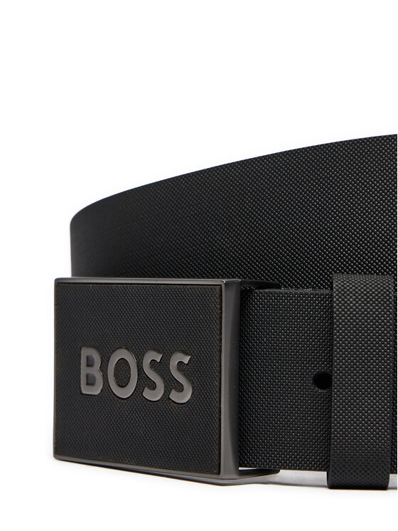 BOSS Boss Чоловічий ремінь Icon S1 50471333 Чорний