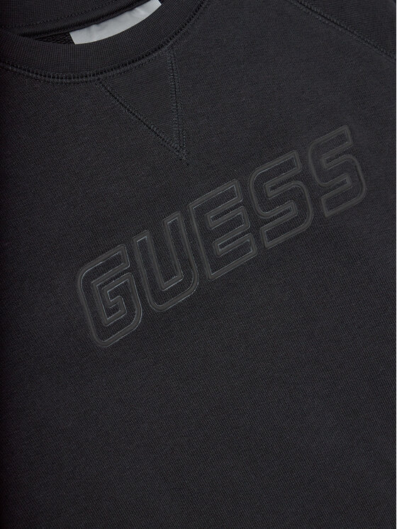 Guess Guess Bluza L4BQ31 KAIJ1 Czarny Regular Fit