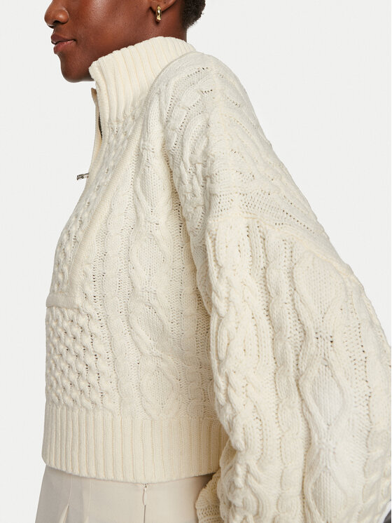 STAUD STAUD Sweater Hampton R24P3144CA Ekru Relaxed Fit