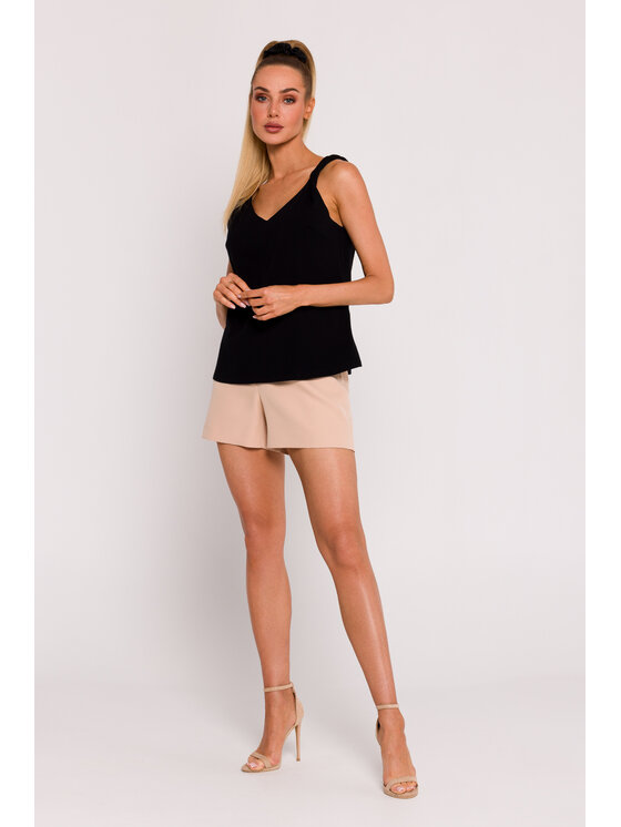 Made of Emotion Made of Emotion Blúzka M792 Čierna Generous Fit