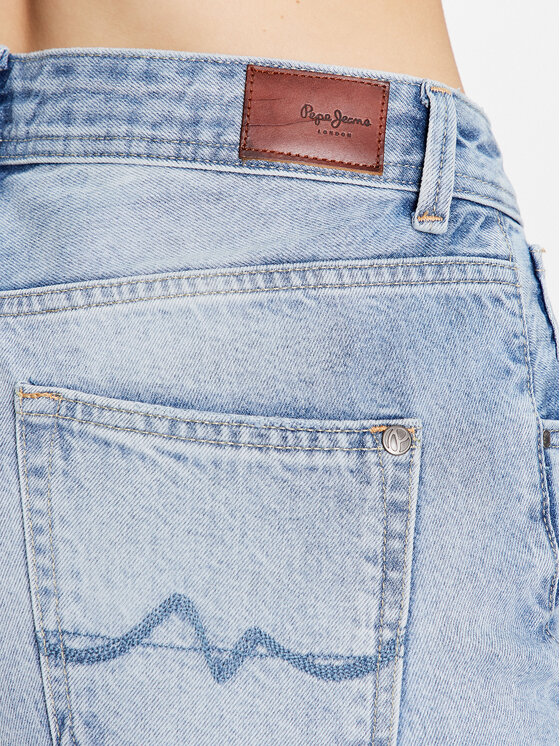 Pepe Jeans Pepe Jeans Τζιν σορτσάκια Violet Bermuda PL801006HQ8 Μπλε Relaxed Fit