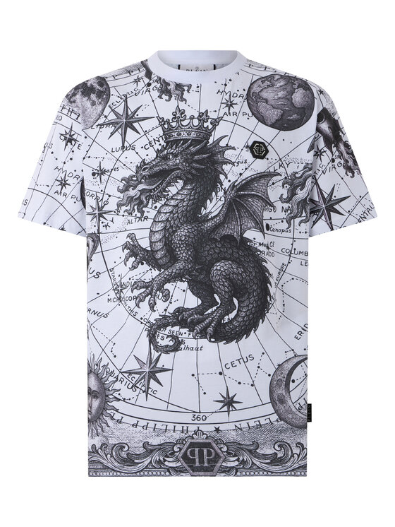 PHILIPP PLEIN PHILIPP PLEIN T-shirt 31074 Bianco Regular Fit