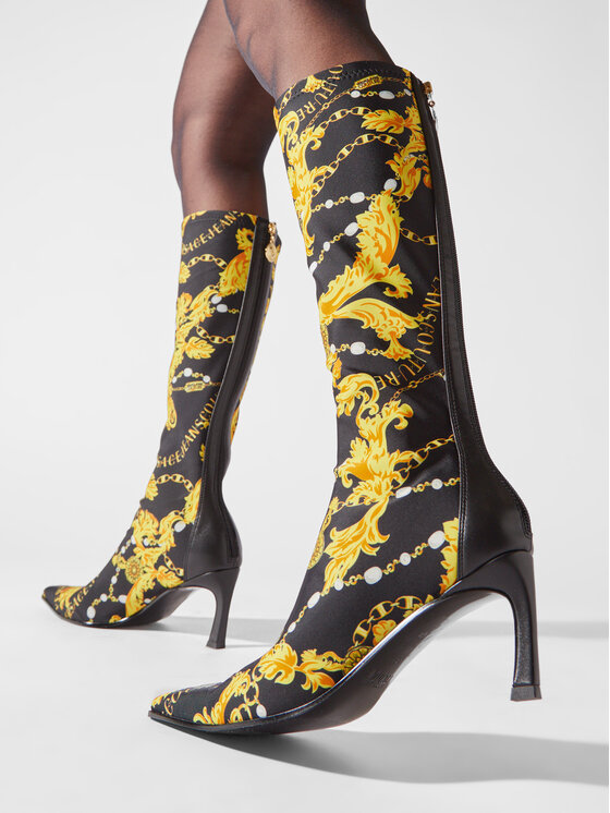 Versace Jeans Couture Versace Jeans Couture Kozačky 75VA3S32 Černá