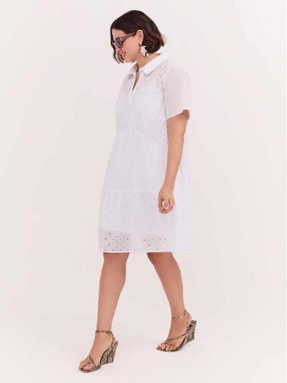 Fiorella Rubino Fiorella Rubino Abito da sera 7085T001769N0S1 Bianco A-Line Fit