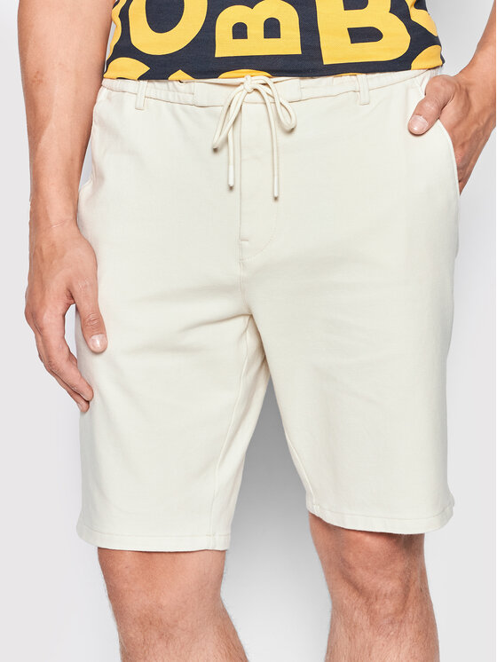 Pantaloncini di tessuto Taber 50474271 Beige Slim