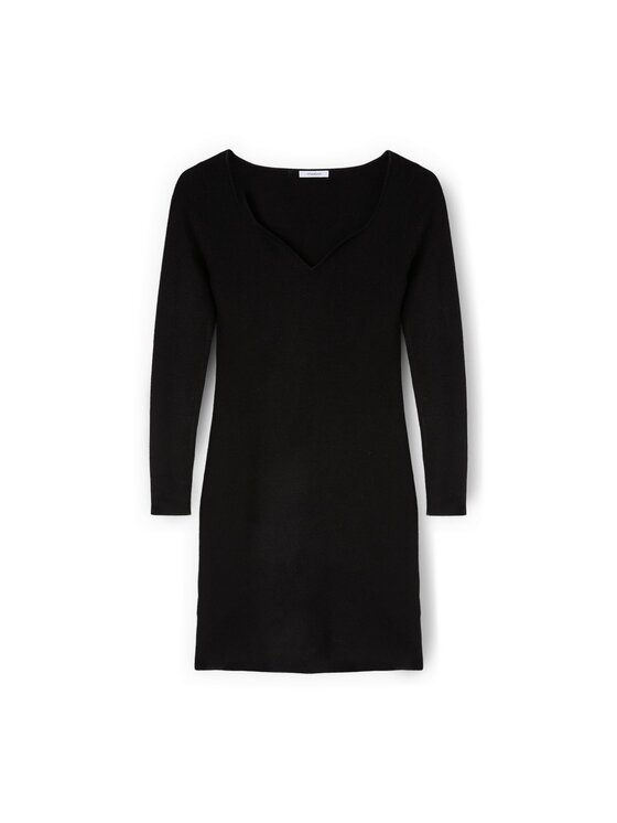 Motivi Motivi Vestito 7607W001515N033 Nero Slim Fit