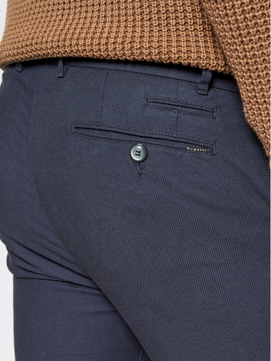 Pantaloni di tessuto 4930 36189 Blu scuro Modern
