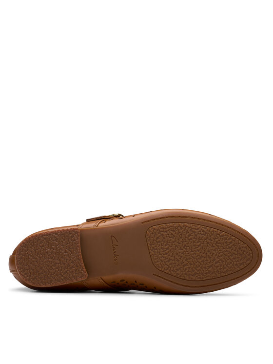 Clarks Clarks Polobotky Fawna Jane 26181228 Hnědá