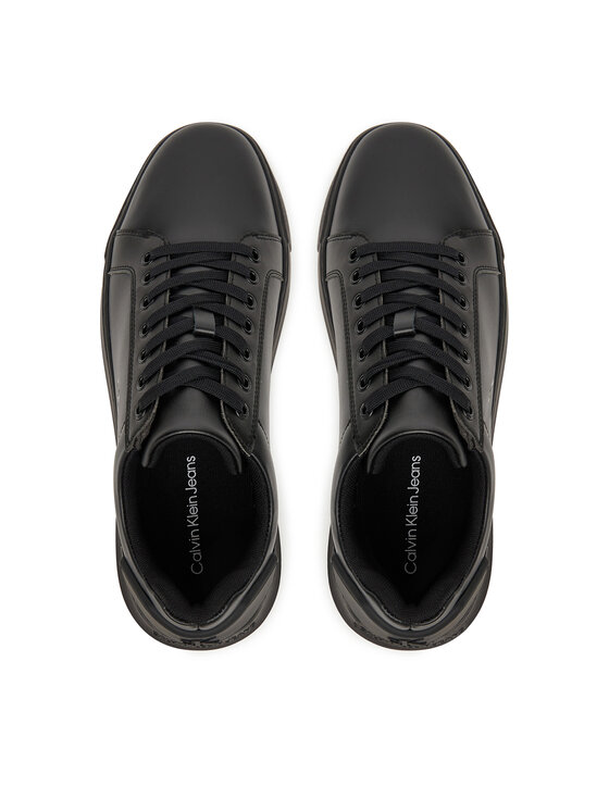 Calvin Klein Jeans Calvin Klein Jeans Sneakersy Chunky Cupsole Ru Patch Lth YM0YM01296 Černá