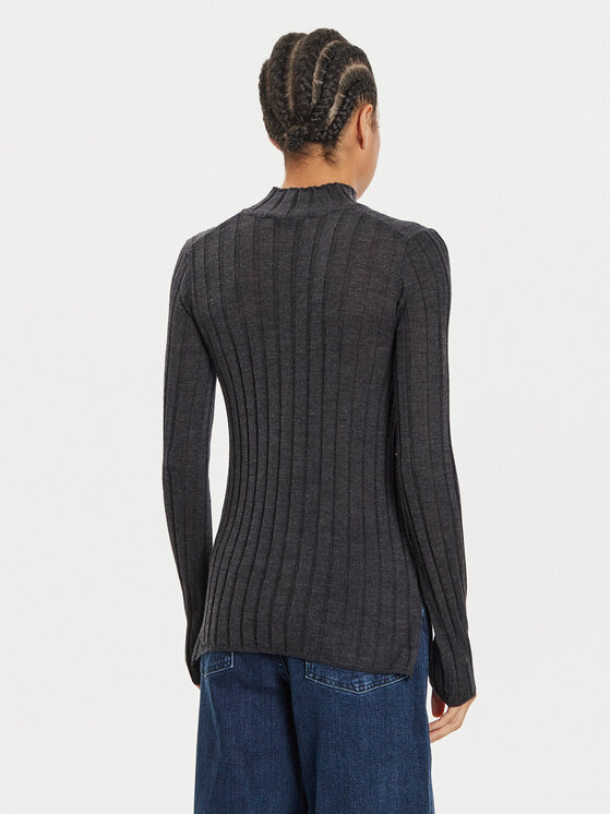 IVY OAK IVY OAK Sweater Kacy Rose IO113151 Szürke Slim Fit