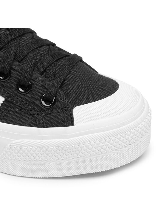 adidas adidas Sneakersy Nizza Platform Mid W FY2783 Czarny