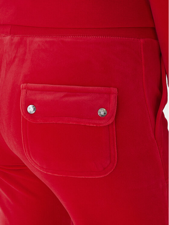 Juicy Couture Juicy Couture Spodnie dresowe Layla JCSEBJ001 Czerwony Flared Leg