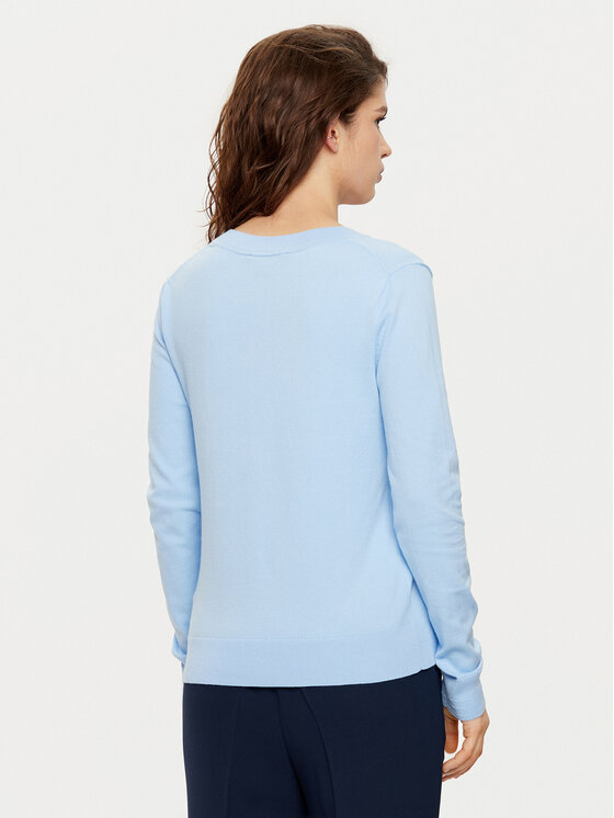 Tommy Hilfiger Tommy Hilfiger Пуловер WW0WW40098 Светлосиньо Regular Fit