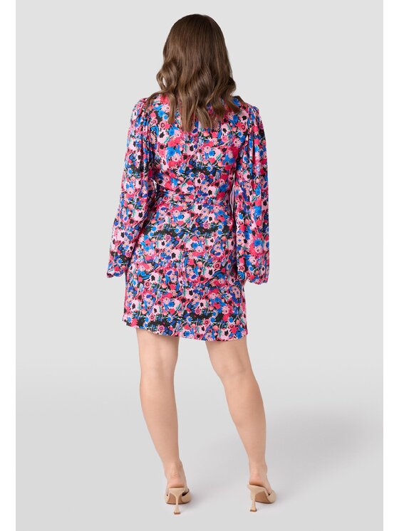 LAURELLA LAURELLA Sukienka letnia Laurella 4VA032510 Różowy Regular Fit