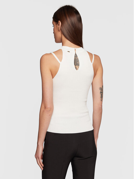 Top FR23ST4002K41801 Bianco Slim Fit